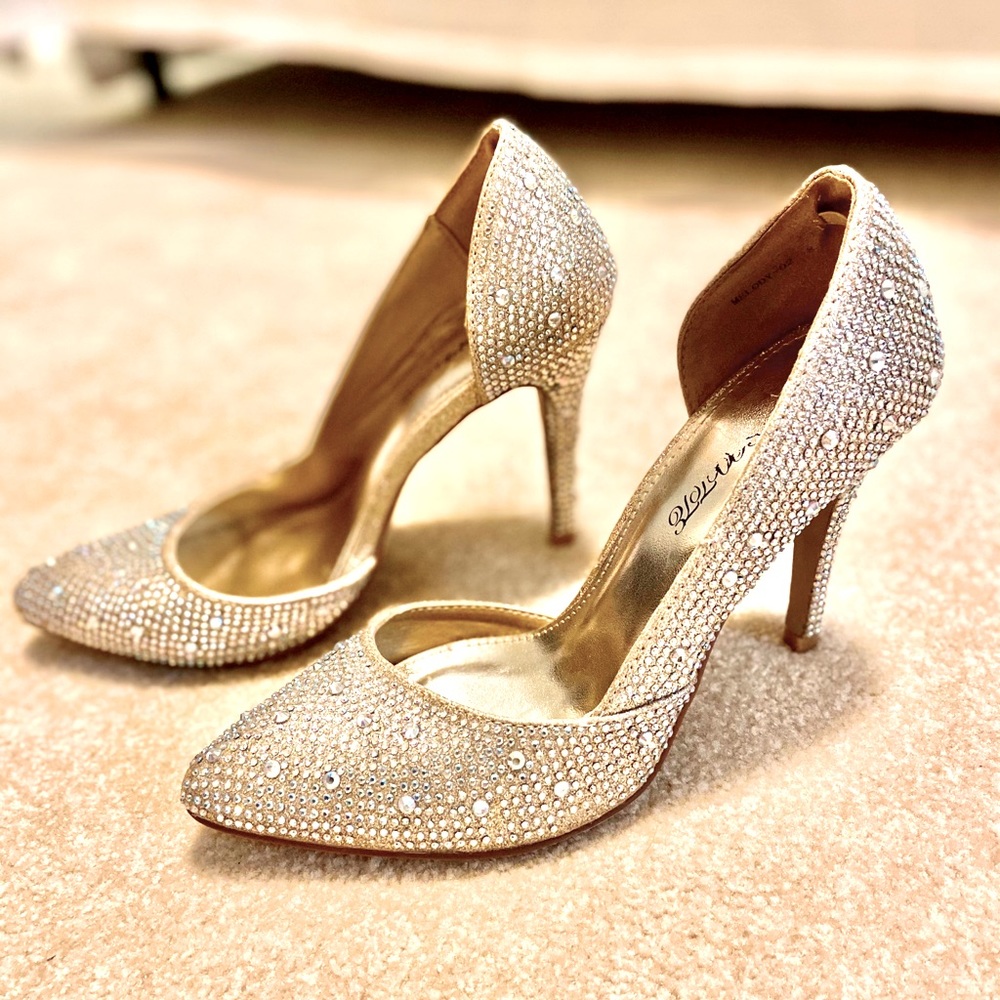 Sparkle High heels Size 8